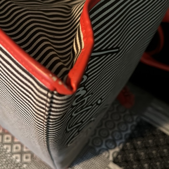 Henri Bendel Bag Stripe Canvas Tote, Pouch & Dust bag - Picture 8 of 16